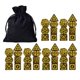 thumbnail image 2 of Juego de dados poliédricos acrílicos de 42 Uds. D8 D10 D12 D20 con bolsa de almacenamiento para juegos de de enseñanza de matemáticas MTG Amarillo Baoblaze Dados poliédricos, 2 of 4