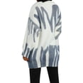 thumbnail image 4 of Pull-over Teinture sur Nœuds Surdimensionné pour Femmes Manches Longues Chandail en Molleton Ample, 4 of 7