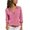 Hot Pink, variant on JGTDBPO Blouses for Women Sexy V Neck Tops Long Sleeve Linen Button Down Shirts Casual Tunics Solid Color Tops with Pockets