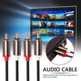 thumbnail image 3 of Cable de audio de 3m 2 RCA a Cable para amplificador de TV Soundbox, 3 of 8