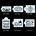 thumbnail image 4 of Plantillas de Spray de Ramadán Kareem, moldes para pastel de cumpleaños, herramientas de decoración Eid Mubarak, decoraciones DIY para fiesta, Festival islámico musulmán, 1 unidad, 4 of 4