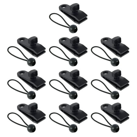 

MLfire Tarp Clips and Bungee Ball Set Outdoor Reusable Tent Buckles Heavy Duty Tarp Clips and Ball Bungee Cords for Canopy Awning