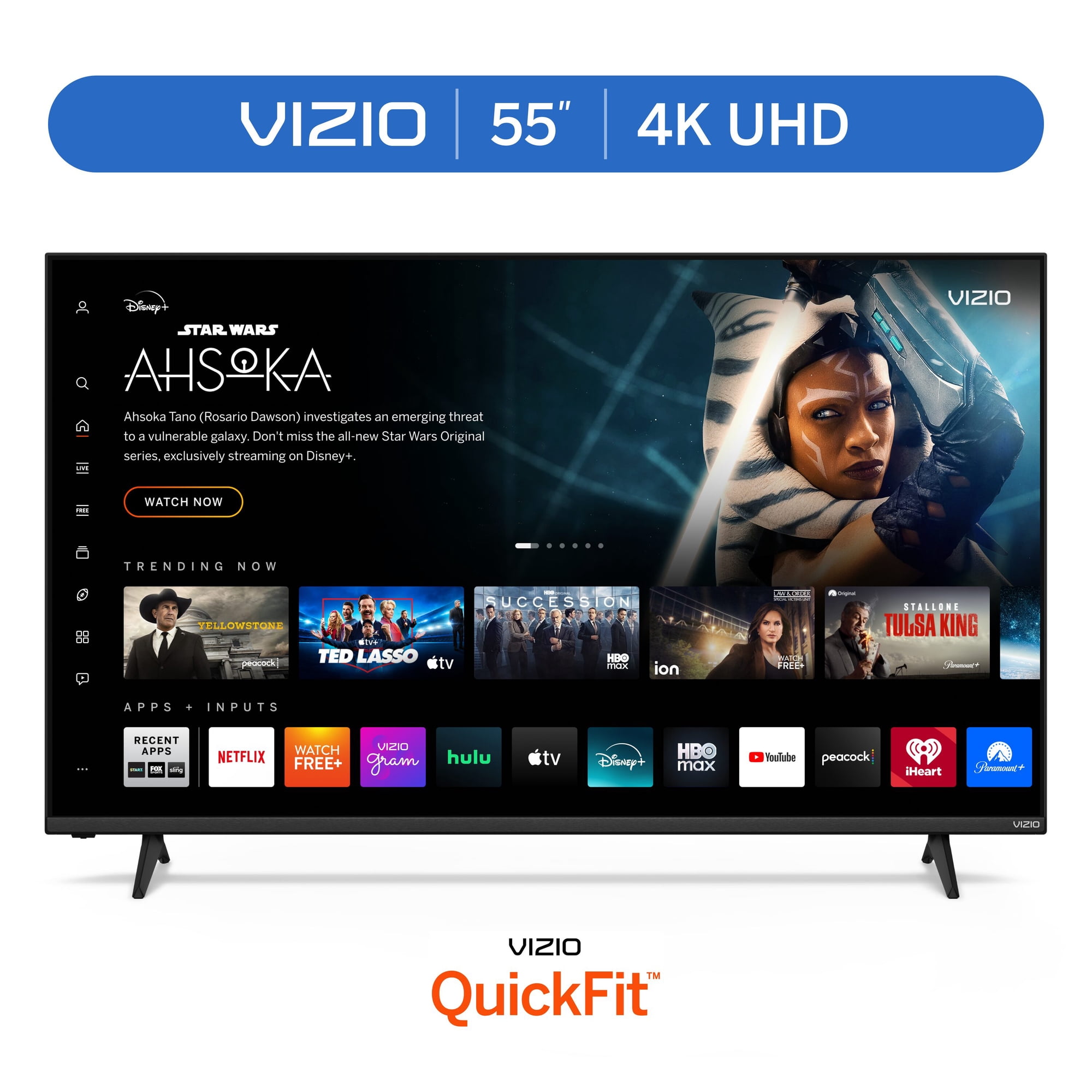 VIZIO 55 in Class 4K UHD LED HDR Smart TV, V4K55M-08