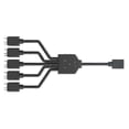 thumbnail image 1 of z Argb 1 To 5 3pin 5v Flexible Fan Rgb Adapter Cable Computer For Case Connector Splitter For Msi f74, 1 of 5