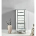 thumbnail image 2 of Lingerie Chest 7 drawers 20in. W x 15in. D x 48in. H in antique silver paint, 2 of 3