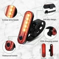 thumbnail image 3 of Bicycle Rear Lights Back Lamp Waterproof Usb Rechargeable Led Bike Tail Lights, 3 of 5