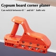 thumbnail image 4 of Gypsum Board Edge Plane, Plasterboard Edger Plane 10Pcs Replacement Blades Wear Resistance Labor Saving  for Woodworking Projects, 4 of 7