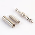 thumbnail image 3 of 5pcs 6.35mm Male to Female 1/4'' Audio Connector Stereo Jack Adapter Microphone Cable Connector, 3 of 9