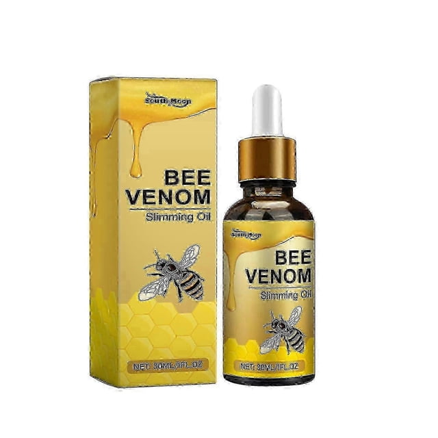 1-3pcs Bee Venom Lymphatic Drainage & Slimming Oil Body Slim for Women and Men 30ml