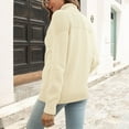 thumbnail image 7 of IROINNID Womens Sweater Turtleneck Pullover Sweater Solid Color Loose Mid-Length Long Sleeve Sweater Knitted Raglan Tops Blouse, 7 of 7