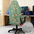 thumbnail image 4 of Xoenoiee Vintage Rose Flower Print Gaming Chair Covers Slipcovers Stretch Gamer Chair Cover with Armrest Covers Waterproof Fabric Non-Slip Anti-Scratch Universal Fit Rotating Gaming Chair Protector, 4 of 7