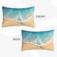 thumbnail image 4 of Fotbe Tropical Beach With Starfish Pillow Cases - Envelope Closure - Luxury, Extra Soft, Cooling Pillow Covers - Wrinkle, Fade, Stain Resistant-14"x20", 4 of 8