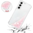 thumbnail image 4 of Slim Fit Phone Case for Samsung Galaxy S23 (Not fit S23 Plus), Glitter Liquid Quicksand Effect Silicone Soft TPU Case with Camera Lens and Screen Protection for Galaxy S23,LSWT Pink, 4 of 12