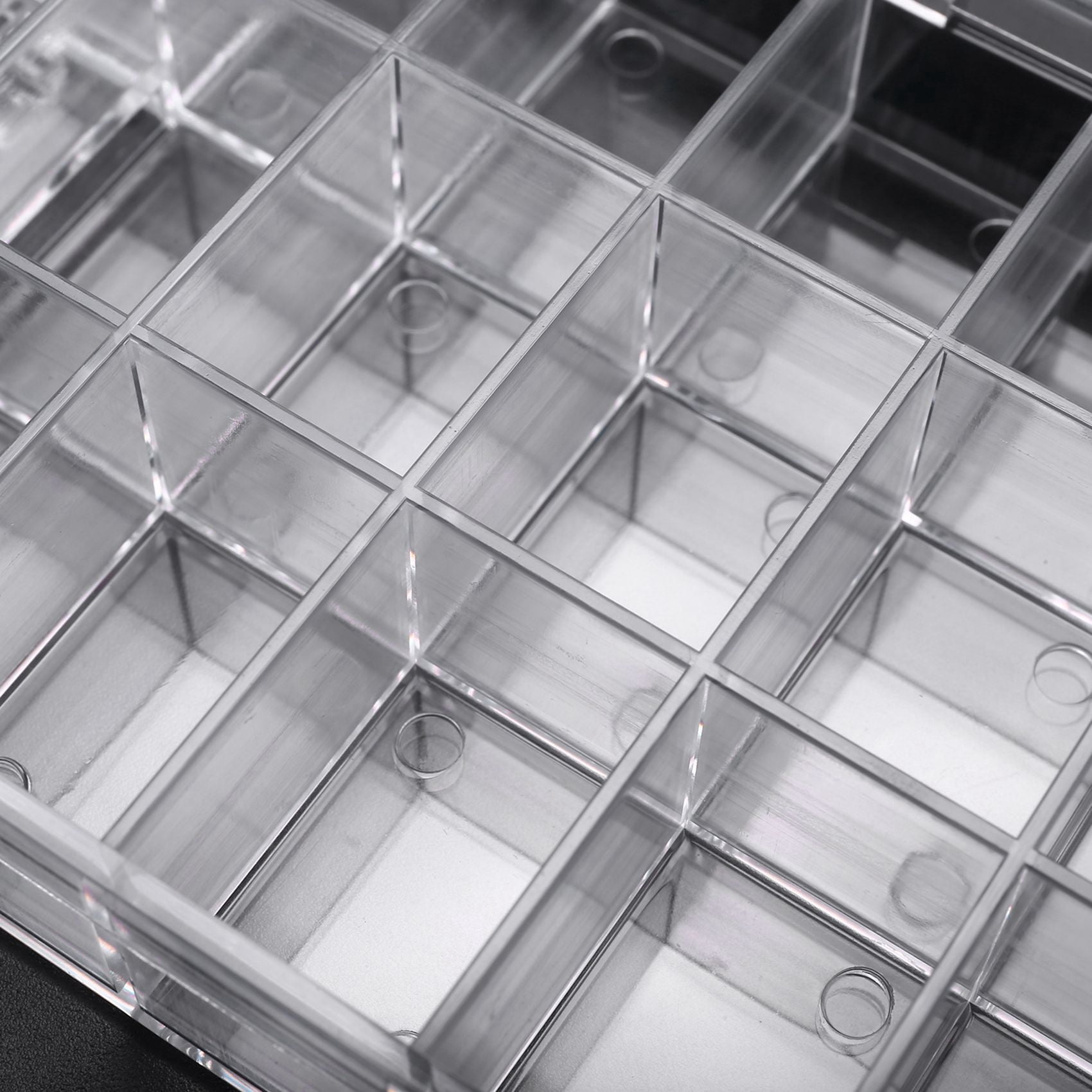 2X 24-Well Airtight Leak Watercolor Paint Palette Box for Watercolors Half Pans, Acrylic, Gouache and Oil Paint