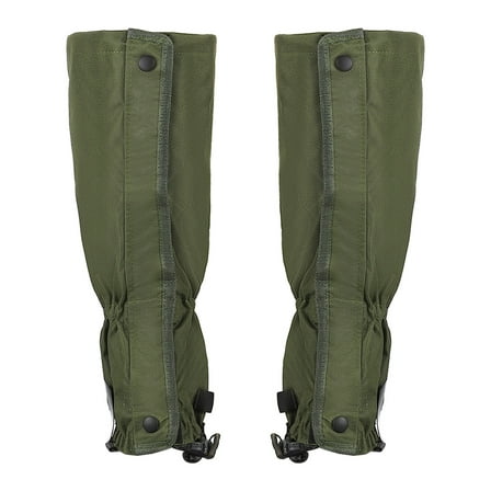 Uxcell Leg Gaiters Waterproof Shoe Covers Hiking Gaiters Olive Green M