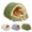 Green, variant on Cozy Monster Cat Bed, Cat Beds for Indoor Cats, Cat Cave Bed Cat Tent with Removable Cushion, Warm Cave Nest Sleeping Bed Puppy House for Cats Small Dogs, Anti-Anxiety Cuddler Beds, Beige