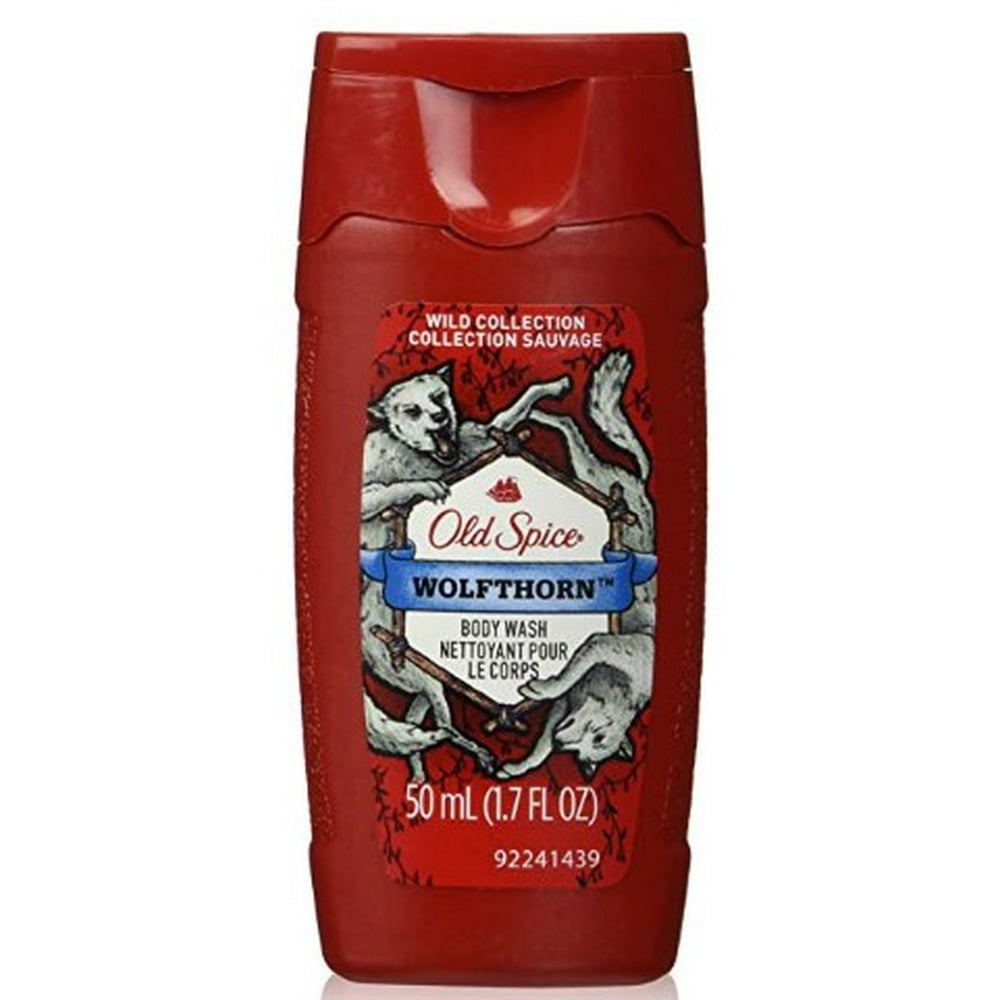 Old Spice Wolfthorn Body Wash Travel Size 1.7 Oz. (Pack Of 12