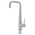 thumbnail image 2 of Grifo de fregadero giratorio G1/2 de 360 grados, grifo de agua mezcladora de lavabo de acero inoxidable 304 con una sola manija, 2 of 5