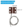 thumbnail image 2 of Unique Bargains Magnetic Reed Switch, 2 Pack NO Wired Magnetic Contact Switch, Brown, 2 of 5