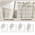 thumbnail image 5 of Bunny Easter Swag Valances for Windows, Kitchen Curtains 36 Inch Length 2 Panels Set, Eggs Spring Floral Grey Plaid Farmhouse Short Curtains for Small Windows Rod Pocket Cafe Curtains Drapes 28"x36", 5 of 8