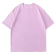 thumbnail image 1 of Posijego T-Shirts en Coton pour Hommes T-Shirts Basiques à Manches Courtes T-Shirts d'Été Décontractés pour Hommes T-Shirts à Col Rond pour Hommes Couleur Unie, 1 of 3