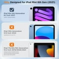 𝟐𝟎𝟐𝟒 𝐔𝐩𝐠𝐫𝐚𝐝𝐞 for iPad Mini 6 Case,[Military Grade Dropproof][IP68