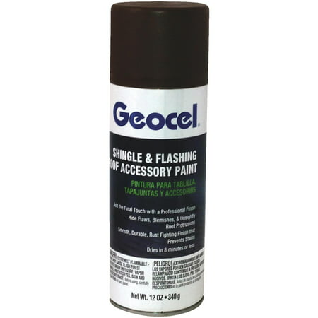 Geocel Shingle & Flashing Roof Accessory Spray (Best Way Paint A Galvanized Metal Roof)
