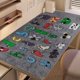 thumbnail image 1 of Alphabet Lore alfombrilla de escritorio/mesa extra-grande con base antideslizante de cuero y diseño temático; versátil para escritorios de ordenador, mesas de comedor, etc.60*110cm, 1 of 6