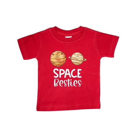 

Inktastic Space Besties Cute Jupiter and Saturn Gift Baby Boy or Baby Girl T-Shirt