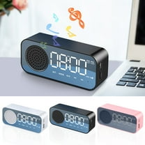 sruoe Alarm Clock, Alarm Clocks for Bedroom, Smart Alarm Clock, Clock Alarm, Deep Sleep Alarm Clocks, Bell Alarm Clock, Wireless Charging Home, Plastic