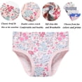 thumbnail image 2 of 6Pcs Cotton Underwear for Baby Girls Cotton Floral Cute Cartoon Unicorn Princess Briefs,Little Girls Soft Breathable Underpants, 2 of 5