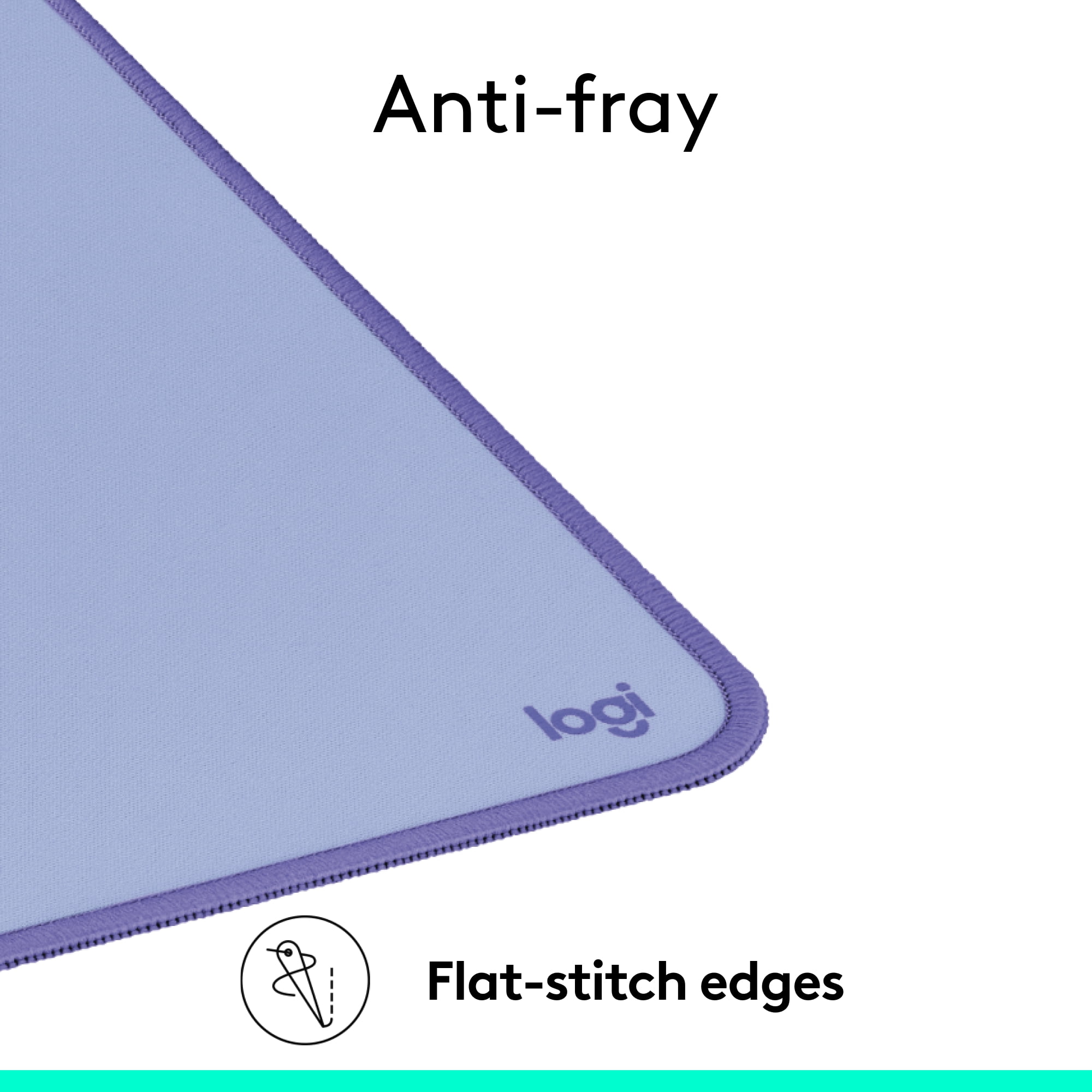 Logitech Desk Mat - Studio Series, Multifunctional Large Desk Pad, Extended Mouse Mat, Lilac