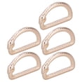 thumbnail image 4 of 5Pcs D Rings, Zinc Alloy Durable Metal D Rings Strong D Shape Rings For Clothes Backpack Bag DIY Accessories, 4 of 8
