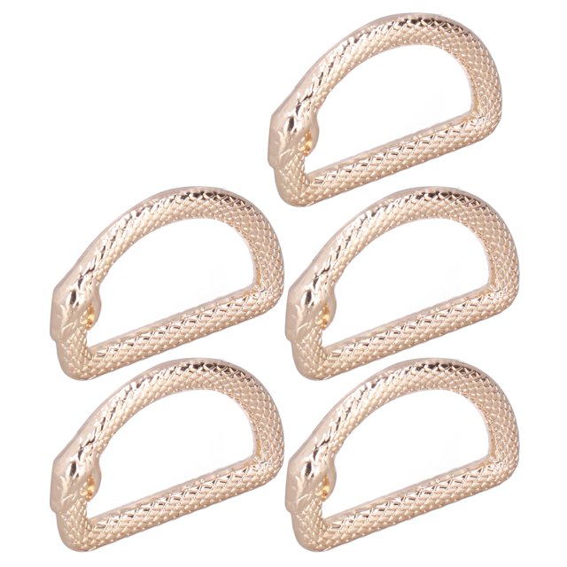 Anillos De Metal, Fácil Montaje Amplia Aplicación Aleación De Zinc Anillos En D De Alta Durabilidad Decoración Ideal Para Bolso Para Equipaje Para Mochila ANGGREK Otros