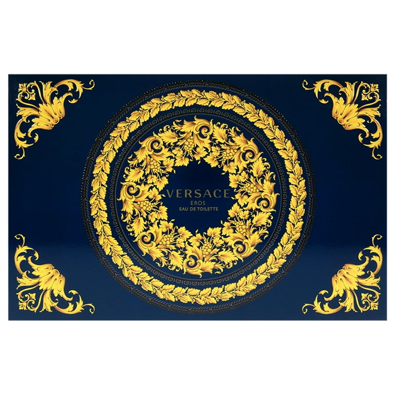 Versace Eros Cologne Perfume De Toilette Kit - 3 Piece Gift Set