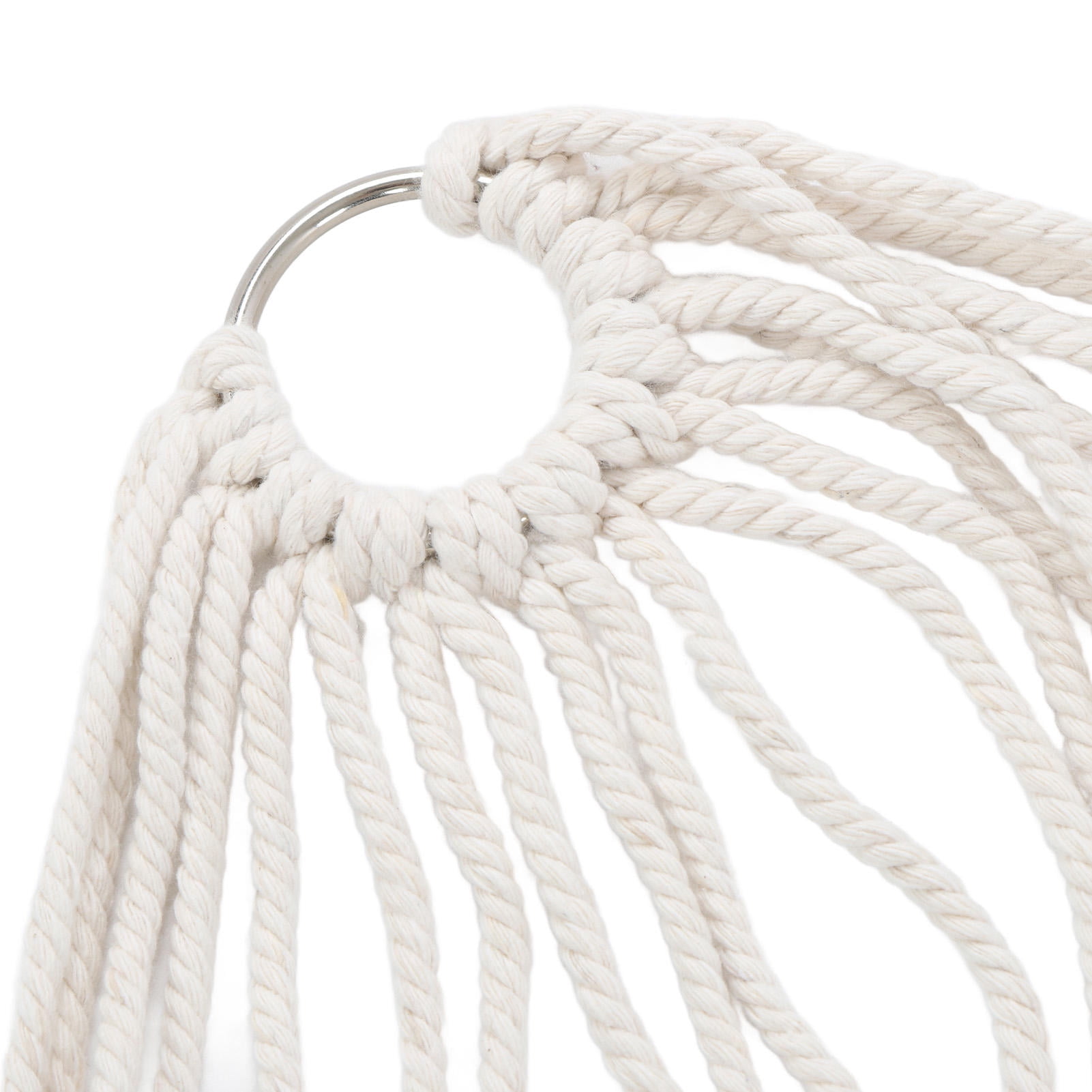 Rupoun Cotton Rope Mesh Hammock – 264.6lb Capacity, Lightweight & Portable, Ideal for Camping, Patio & Travel