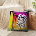 thumbnail image 4 of LALILO Throw Pillow Covers Cartoon Afro Girl Afro Art Beach Bikini Cushion Cover 18" x 18", 2 Pack, 4 of 6