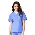 thumbnail image 2 of Maevn Core Unisex V-Neck Scrub Top & Unisex Seamless Scrub Pant Set, 2 of 5