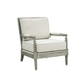 thumbnail image 6 of AC01165 Accent Chair, Beige Linen & Gray Oak Finish - Saraid ( 1Pc/1Ctn ), 6 of 6