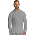 thumbnail image 2 of Hanes 14500 X-Temp Mens Organic Cotton Thermal Crew, Heather Grey - Extra Large, 2 of 2