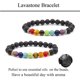 thumbnail image 4 of pulseras de cuentas elásticas curativas con piedras preciosas semipreciosas, unisex, regalos de aniversario de cumpleaños de Navidad, 4 of 5