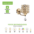 thumbnail image 3 of Lámpara De Pared Para El Hogar Moderna DORADO, 3 of 5