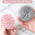 thumbnail image 5 of Gift Giving Clearance! Stainless Steel Scrubber, Steel Wool Scrubber, Dish Scrubber, Pot Scrubber, Pan Scrubber, Sink Cleaning Scrubber, for Pots, Pans, Sinks, Kitchen Cleaning (Pink, 8 cm), 5 of 5