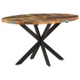 thumbnail image 1 of vidaXL Dining Table 140x80x75 cm Solid Reclaimed Wood, 1 of 5