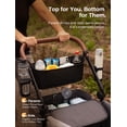 thumbnail image 3 of HARPPA Foldable Wagon Stroller for 2 Toddlers with Pull & Push Handle, Canopy, 32.9lbs,Gray, 3 of 14