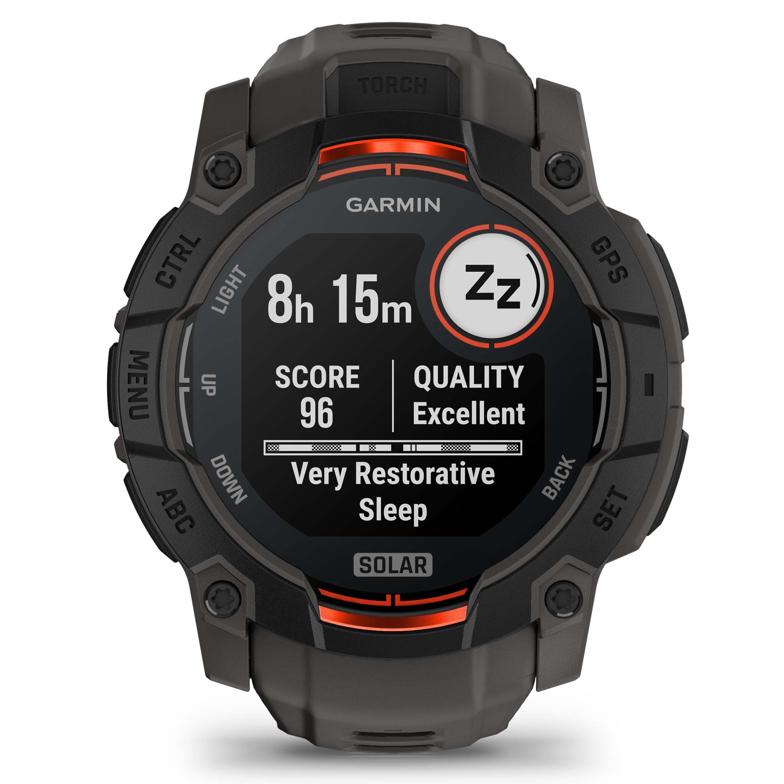 Garmin Instinct 3 Solar 50mm (Black/Charcoal) Rugged Outdoor GPS Smartwatch Gift Box Bundle with PlayBetter HD Screen Protectors, Wall Adapter & Case