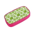 thumbnail image 2 of Uemuo Green Various Lemons Printed Pencil Pen Case, Portable Pencil Pouch with Zipper, Compact Stationery Bag Makeup Bag, Pencil Bag for Home Office, 2 of 9