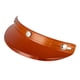 thumbnail image 4 of Visera para casco de motocicleta, estilo vintage, para cascos de media cara. ámbar, 4 of 9