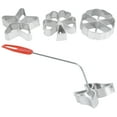 thumbnail image 2 of 4Pcs Cake Printing Pastry Mold Biscuit Dessert Maker Waffle Model Set Baking Accessories, 2 of 8