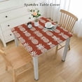 thumbnail image 2 of COMIO Pineapple Orange Square Tablecloth Great for Home Kitchen/Parties/Holiday Dinner White, 2 of 7
